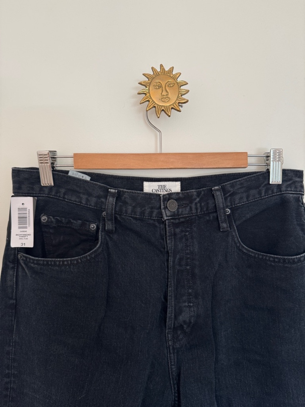 NWT Aritzia Black Boyfriend Jeans (The Castings)
